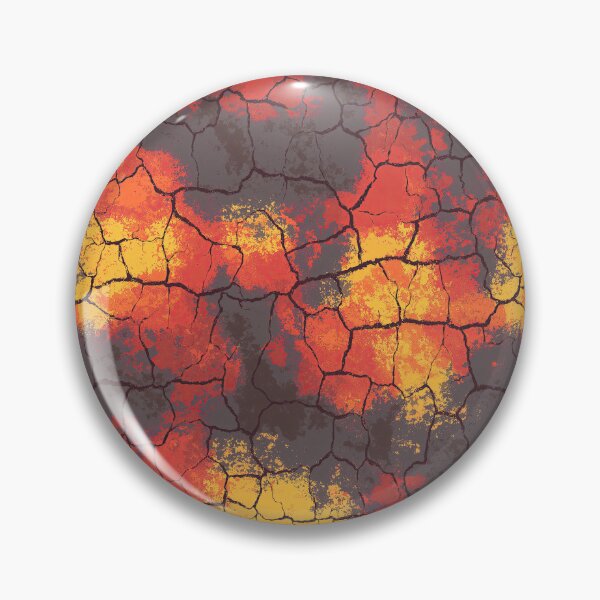Item preview, Fiery abstract pattern with a cracked lava texture designed and sold by Piotrek0001.