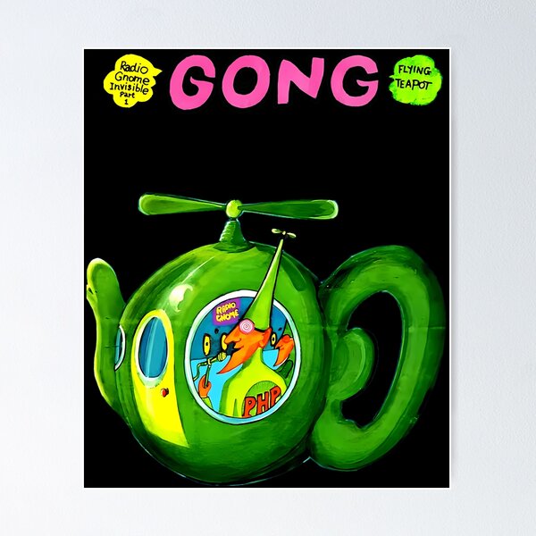 Item preview, Gong Flying Teapot designed and sold by artworkbyvivian.