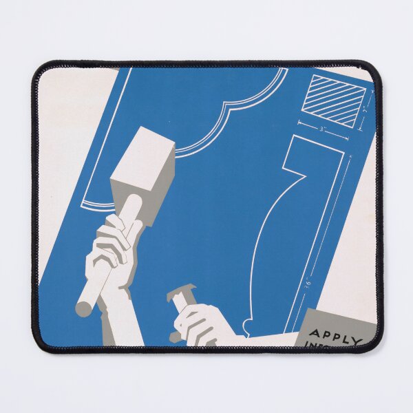 Item preview, Art Deco WPA Poster | Federal Art Project | Free Trade & Technical Classes | Great Depression Era | Geometric Design designed and sold by artofuniverse.