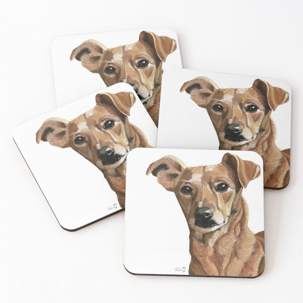 Artikelvorschau, Lustiger und süßer handgemalter Aquarellhund entworfen und verkauft von Heaven7.