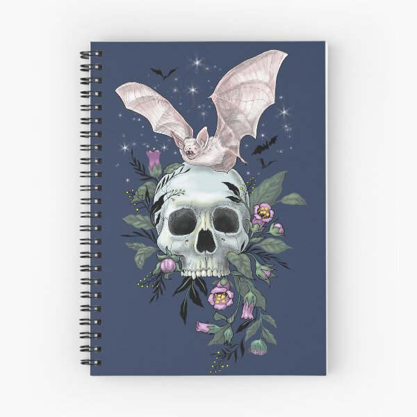 Item preview, Albino Bat and Skull, Halloween Art designed and sold by Inky Paige.