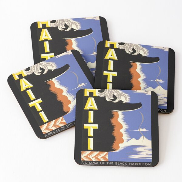 Item preview, Art Deco Poster | Haiti: A Drama of the Black Napoleon | Federal Theatre Project | Vibrant Colors & Bold Design designed and sold by artofuniverse.