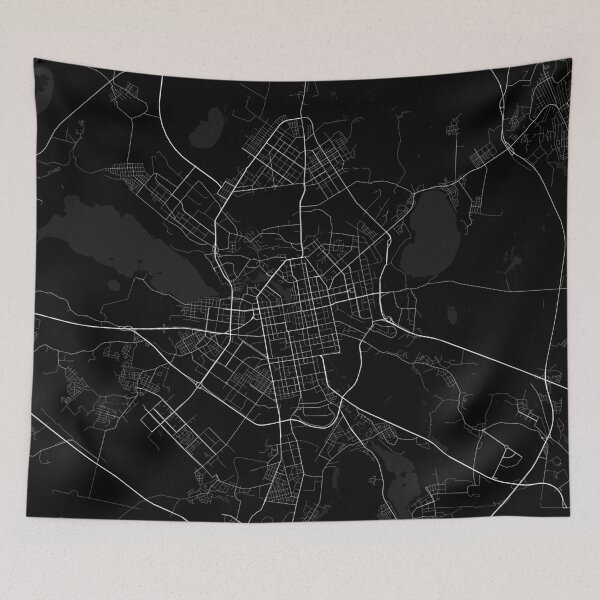 Item preview, Yekaterinburg City Map of Russia - Full Moon designed and sold by deMAP.