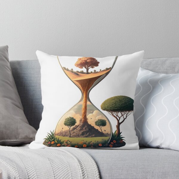 Item preview, Nature's future within hourglass, time passing slowly designed and sold by Ag49D.