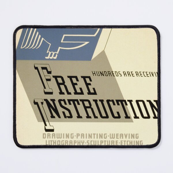 Item preview, Vintage 1930s Harlem Community Art Center Poster | WPA Federal Art Project | Free Instruction in Drawing & More designed and sold by artofuniverse.