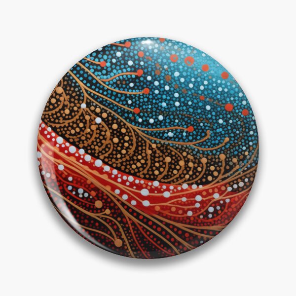 Item preview, Arte de puntos de inspiración aborigen: con un arrecife de coral marino designed and sold by GrinGalore.