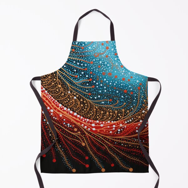 Item preview, Aboriginal Inspired Dot Art - With a Marine Coral Reef designed and sold by GrinGalore.