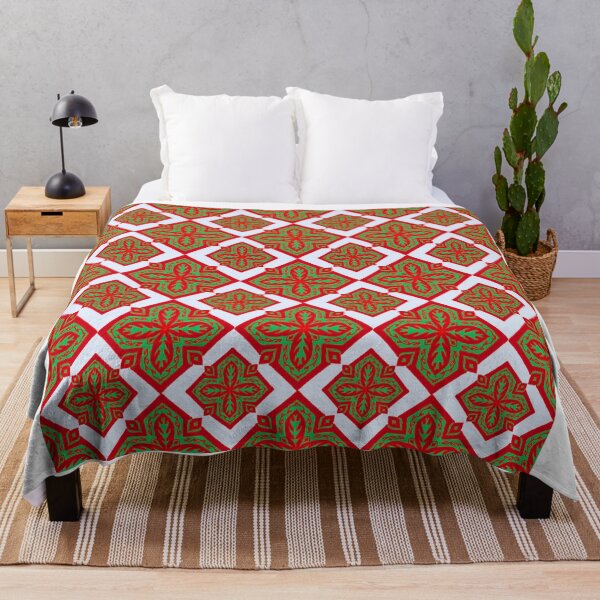 Item preview, Festive Red and Green Pattern designed and sold by KornDala88.