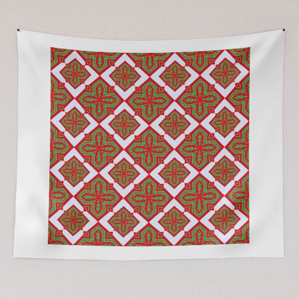 Item preview, Festive Red and Green Pattern designed and sold by KornDala88.