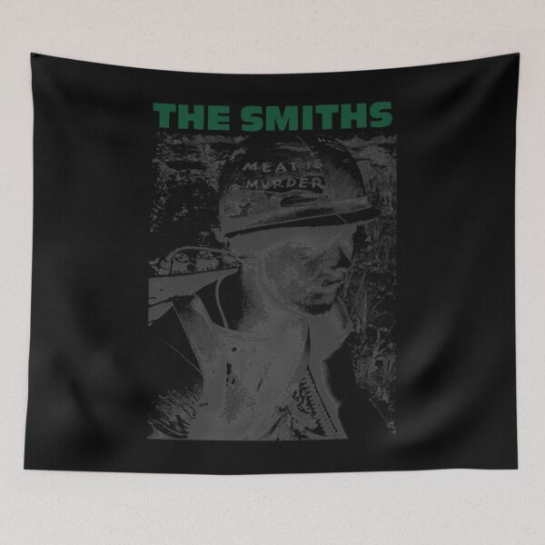 Artikelvorschau, The Smiths Meat Is Murder Punk Rock Morissey Retro Unisex T-Shirt Design Shirts entworfen und verkauft von hayallcascoes.