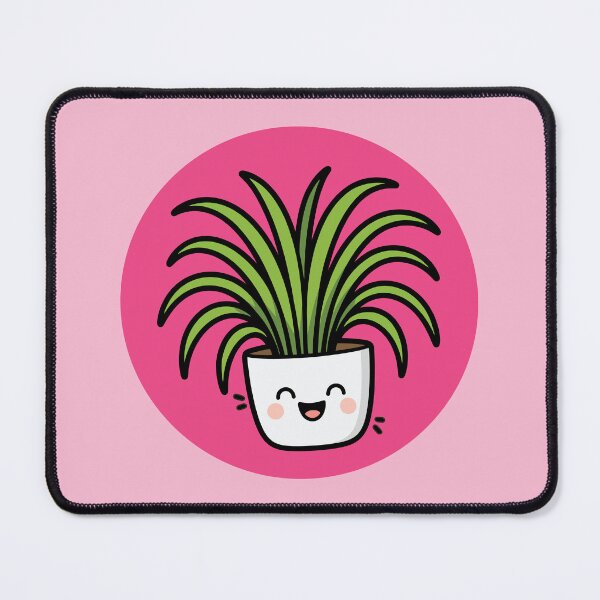 Item preview, Happy Spider Plant in Pot - Pink designed and sold by Clever Cookie.