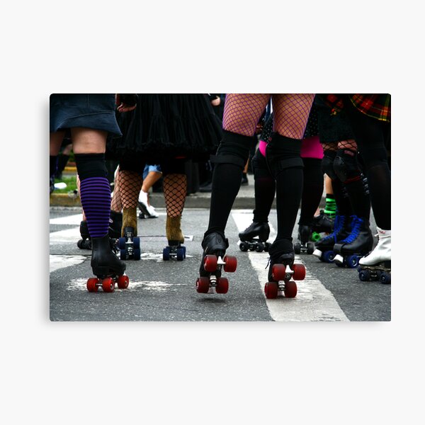 derby girls Canvas Print
