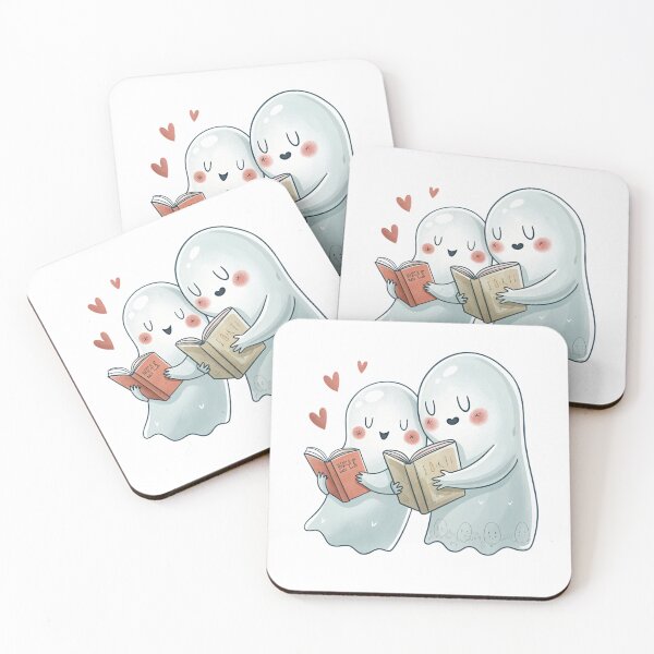 Item preview, Sheet ghosts reading books - halloween book nerds  designed and sold by cocomelon168.