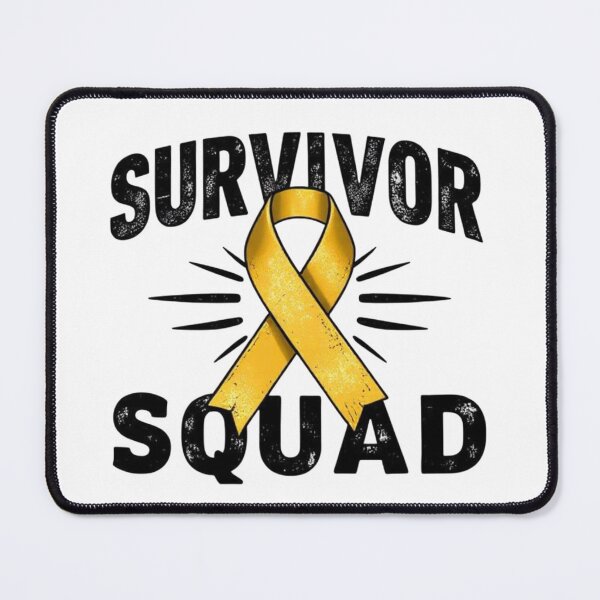 Item preview, Vintage Survivor Squad Gold Ribbon Awareness Design designed and sold by Iuqiune.