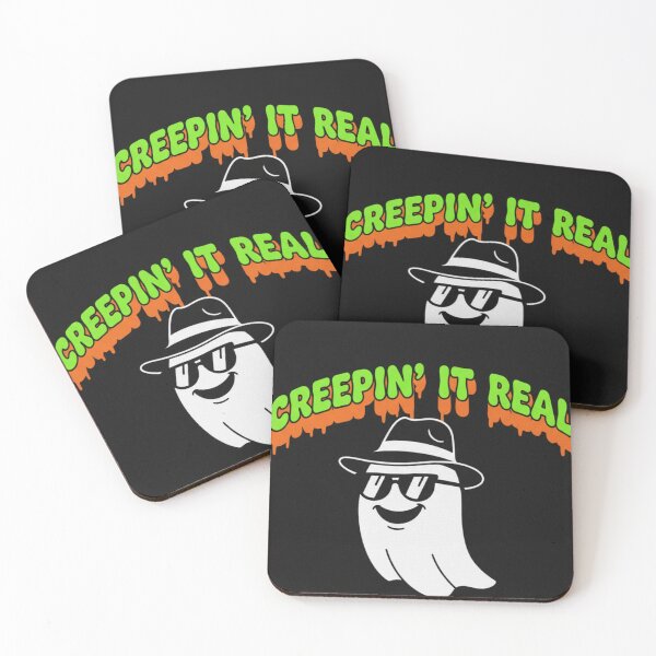 Item preview, Creepin It Real Ghost Halloween Art designed and sold by INNER WINNER YOU.