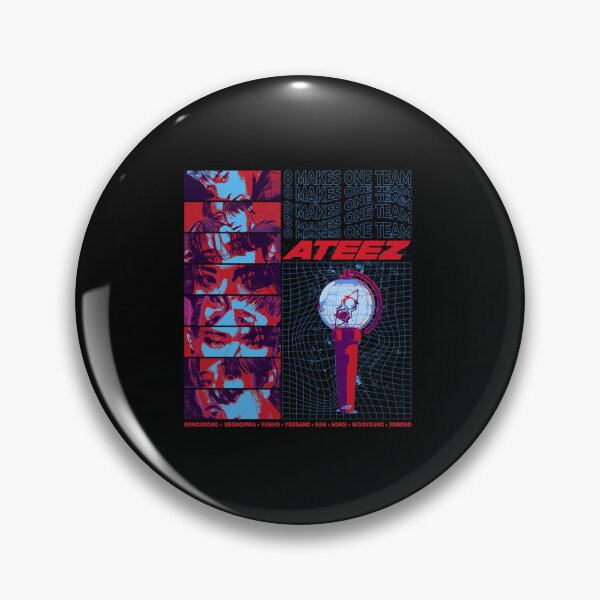 Item preview, Ateez Ot8 Retro Streetwear Inspired Design designed and sold by DockssCollins.