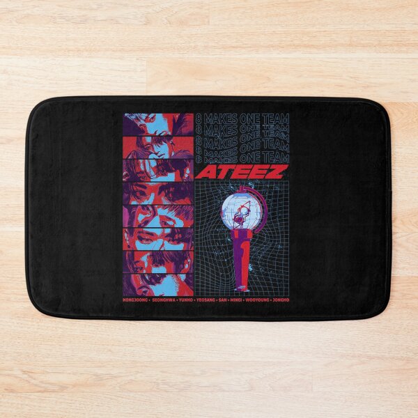 Item preview, Ateez Ot8 Retro Streetwear Inspired Design designed and sold by DockssCollins.