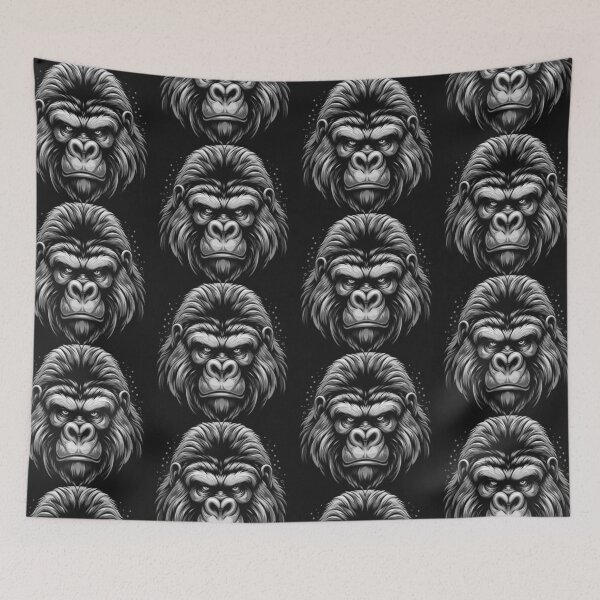 Item preview, Blackwhite gorilla desighn  designed and sold by Dogandesighn.