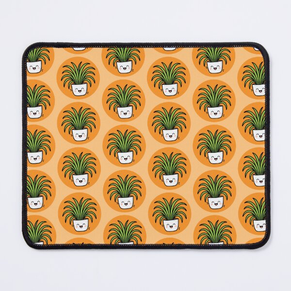 Item preview, Happy Spider Plant in Pot Pattern - Orange designed and sold by Clever Cookie.