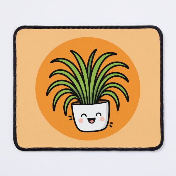Item preview, Happy Spider Plant in Pot - Orange designed and sold by Clever Cookie.