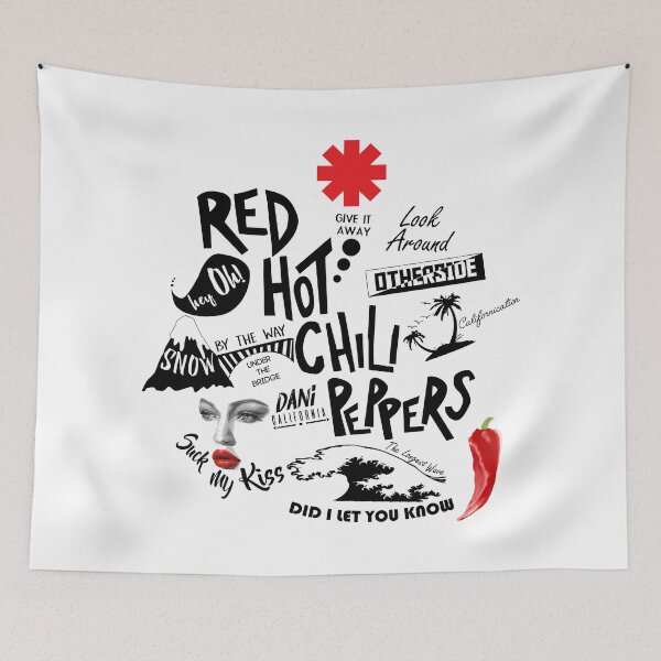 Item preview, Tranquil Red Hot Chili Peppers cMountain Mornings designed and sold by Iker  Marquez.