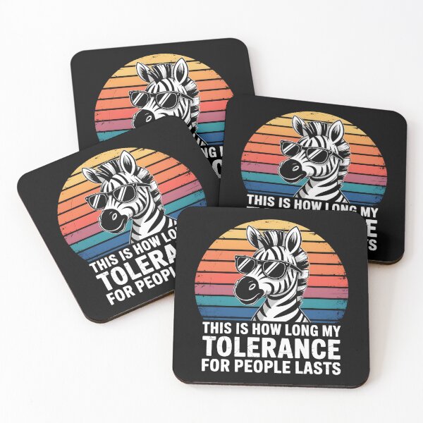 Item preview, This Is How Long My Tolerance For People Lasts - Funny Sarcastic Gift designed and sold by LovelyEvaDesign.