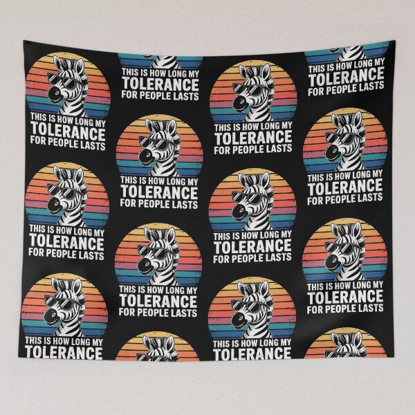 Item preview, This Is How Long My Tolerance For People Lasts - Funny Sarcastic Gift designed and sold by LovelyEvaDesign.
