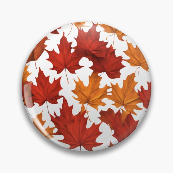 Item preview, Vibrant Autumn Leaves Pattern Featuring Red and Orange Maple Foliage designed and sold by KanDa-Shop.