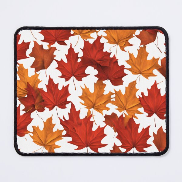 Item preview, Vibrant Autumn Leaves Pattern Featuring Red and Orange Maple Foliage designed and sold by KanDa-Shop.