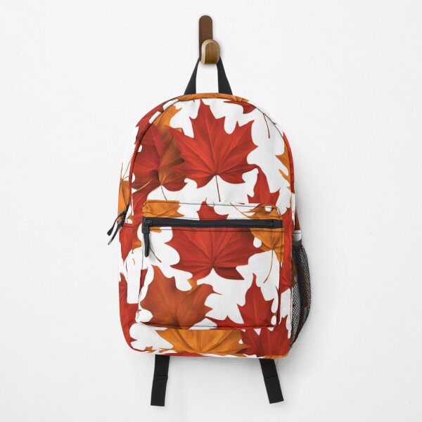 Item preview, Vibrant Autumn Leaves Pattern Featuring Red and Orange Maple Foliage designed and sold by KanDa-Shop.