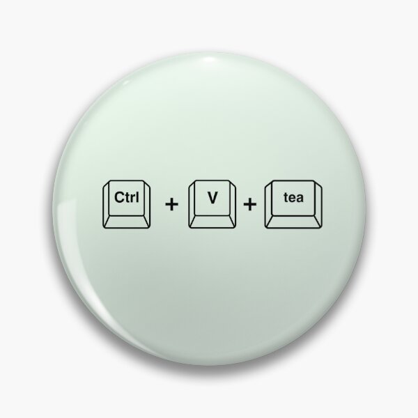 Item preview, Ctrl + V Tea – Paste the gossip  designed and sold by QuotesPrints.