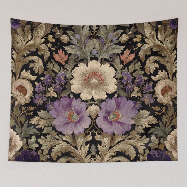 Item preview, Decoupage Vintage Mystical Flowers Damask 1900 Victorian designed and sold by GrinGalore.