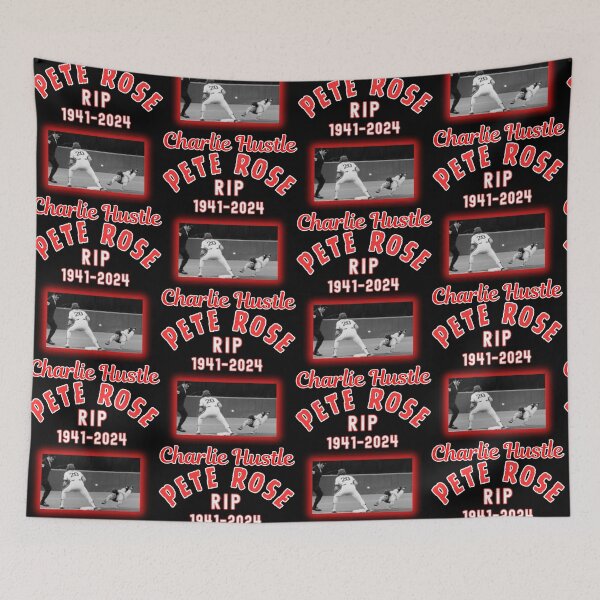 Item preview, Pete Rose Rip Charlie Hustle Legend designed and sold by nan-dlman.