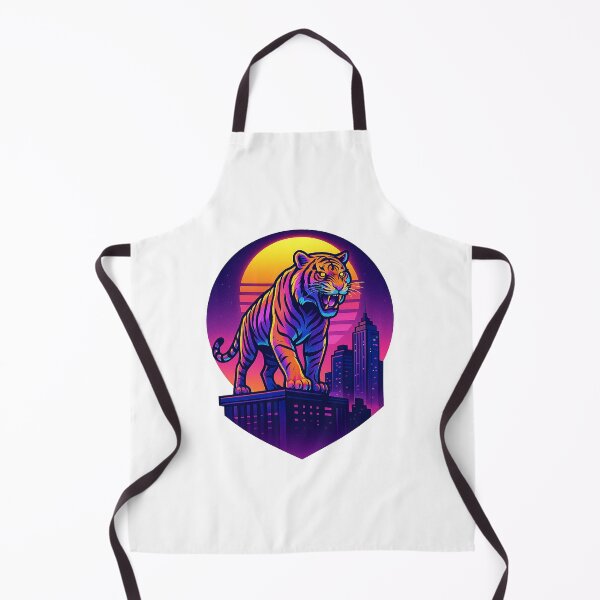 Artikelvorschau, Retro Wave Neon Tiger entworfen und verkauft von Primprapar.
