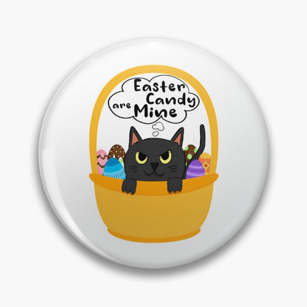 Item preview, Cat Easter Candy Are Mine For Easter 2023 Candy Egg Basket Bunny designed and sold by ARDYARREOLASHOP.