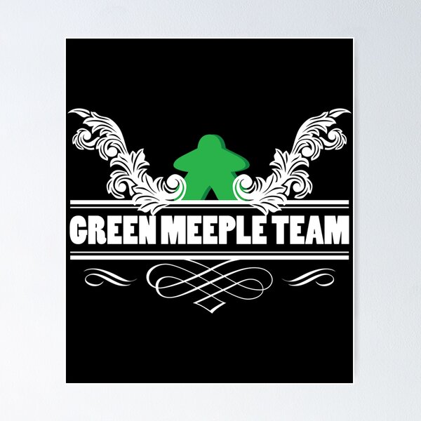 Item preview, Green Meeple Board Game Team Design designed and sold by ShaunBernhard.
