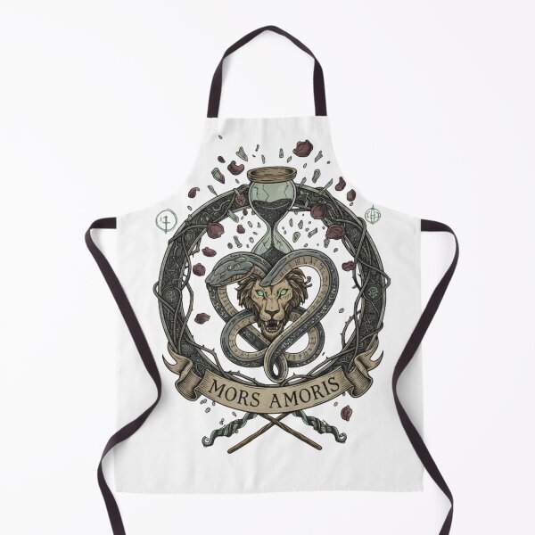 Item preview, Dramione Dark Academia Crest – Mors Amoris Emblem designed and sold by Nomuradi.