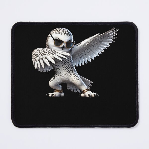 Item preview, Dabbing Snowy Owl Animal Lover designed and sold by Kimberley King Art  King Art.