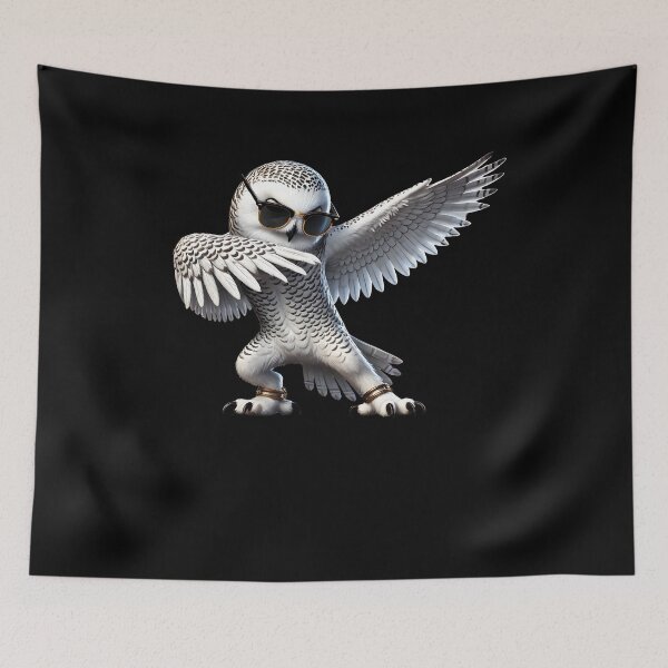 Item preview, Dabbing Snowy Owl Animal Lover designed and sold by Kimberley King Art  King Art.