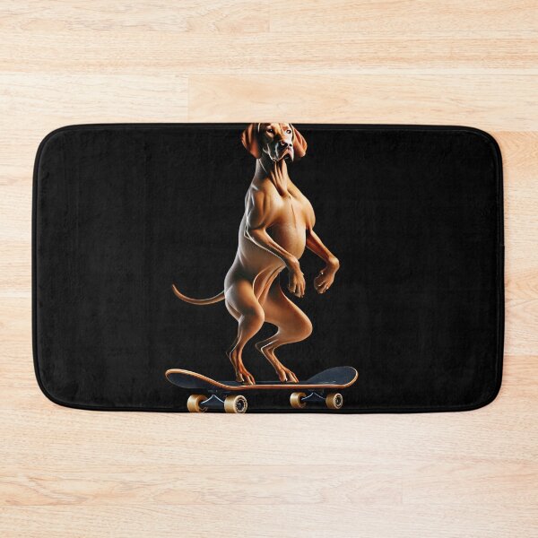 Item preview, Vizsla Riding a Skateboard Skateboarding Skater Fans designed and sold by Kimberley King Art  King Art.