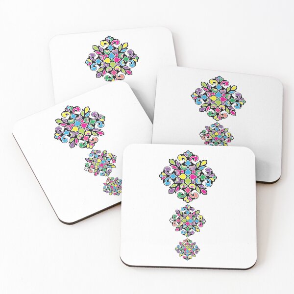 Item preview, Abstract Katayam Pattern Design in Three Styles designed and sold by VVIPDESIGNS.