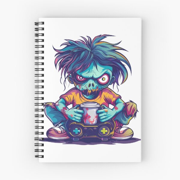 Item preview, Zombie Gamer with Coffee – Horror Gaming Design designed and sold by AlexLineArt.