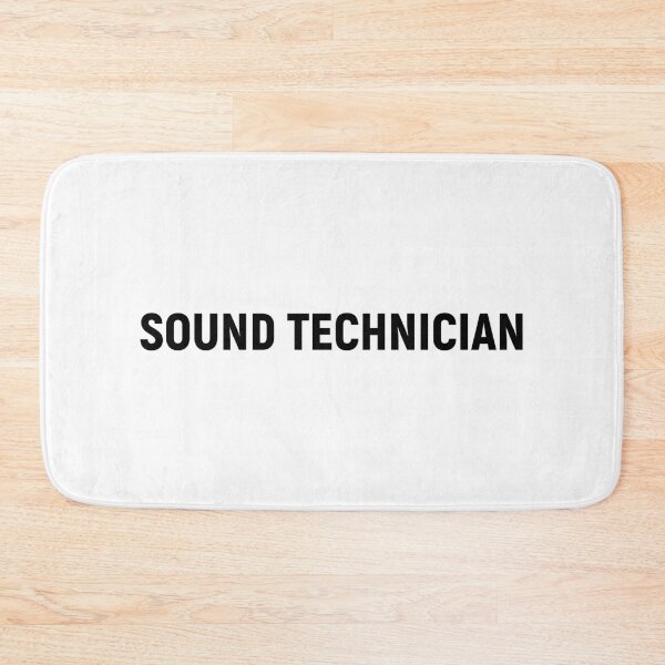 Item preview, Sound Technician - Job Title Text (Black) designed and sold by STUDIO-72.
