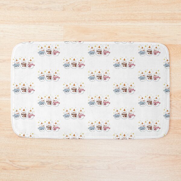 Item preview, Cute Kawaii Christmas Snowmen with Hot Chocolate designed and sold by istoriadesign.