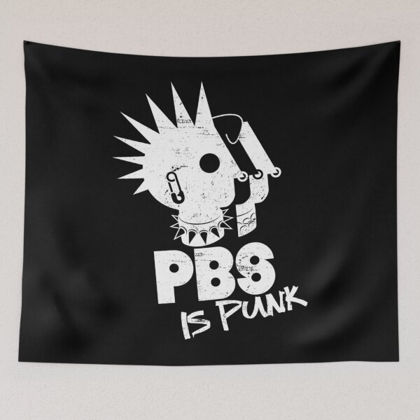 Item preview,  Retro Pbs Is Punk designed and sold by kelsoncattaneo.