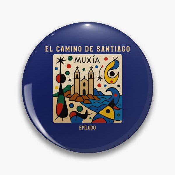 Item preview, Epílogo - Muxía | Miró Inspired Abstract Art designed and sold by BuenCamino.Store.