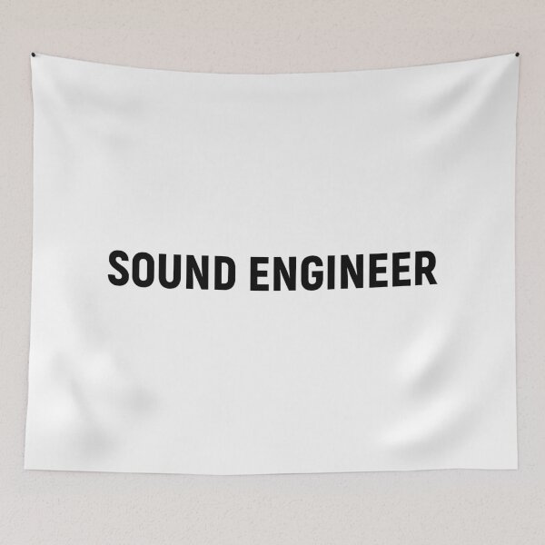 Item preview, Sound Engineer - Job Title Text (Black) designed and sold by STUDIO-72.