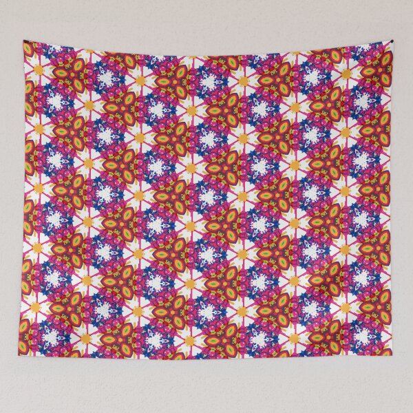 Item preview, kunterbunt circle color seamless colorful repeat pattern designed and sold by Abrahamjrnd.