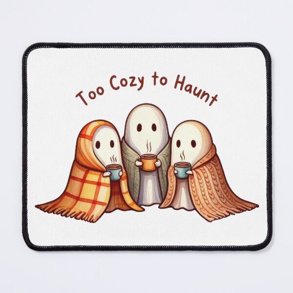 Item preview, Too Cozy to Haunt – Cute Ghost Design designed and sold by Ombrya.