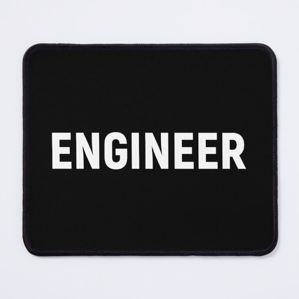 Item preview, Engineer - Job Title Text (White) designed and sold by STUDIO-72.